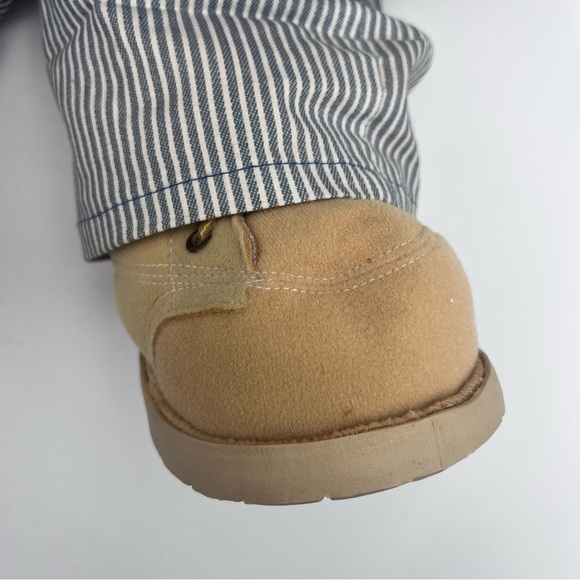 Vintage FURSKINS 22" Moody Hollow DUDLEY by XAVIER ROBERTS Teddy w Overalls - Picture 4 of 10